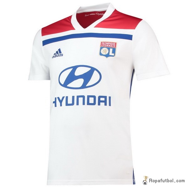 Camiseta Lyon Replica Primera Ropa 2018/19 Blanco